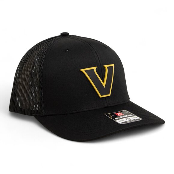 Vanderbilt Commodores Black 3D Snapback Trucker Hat- Black - Picture 1 of 3